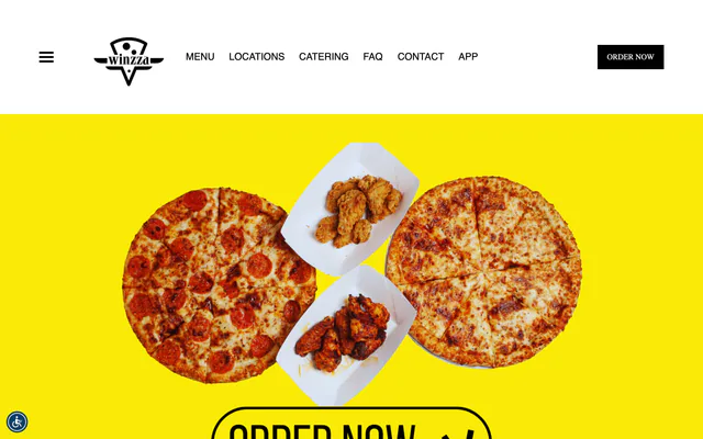 Winzza Pizza’s website