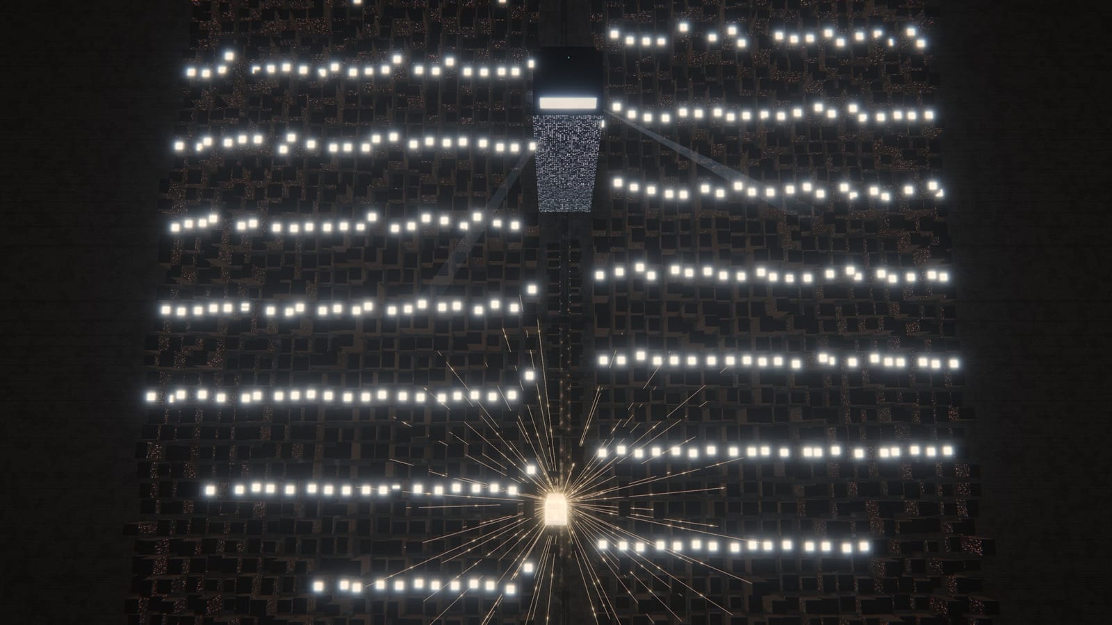 Orders from across the city lighting up as they arrive at one restaurant.