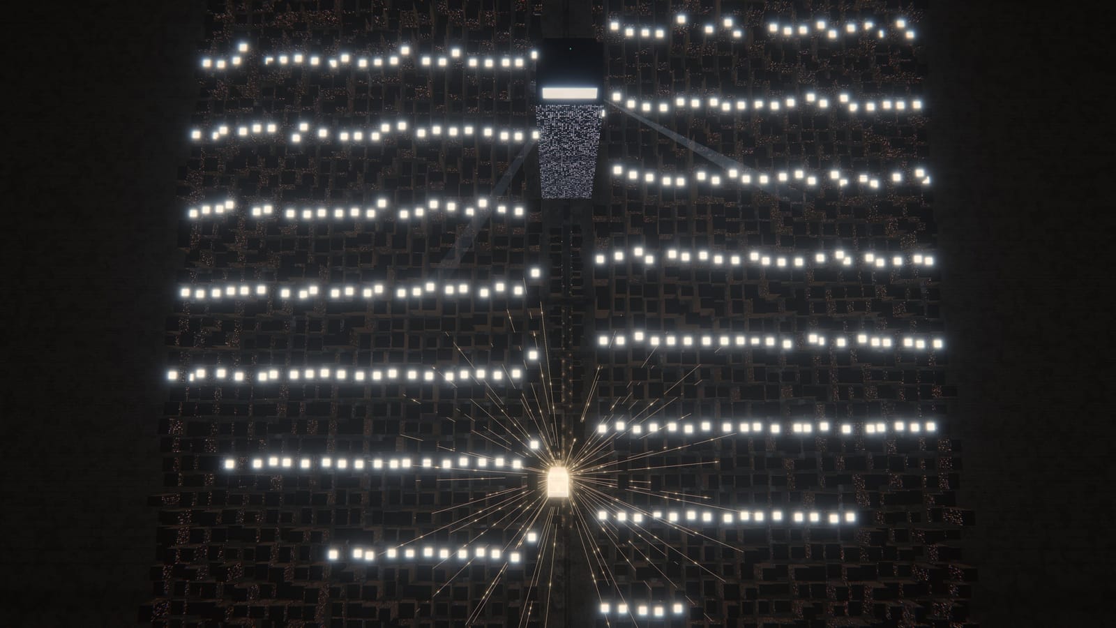 Orders from across the city lighting up as they arrive at one restaurant.